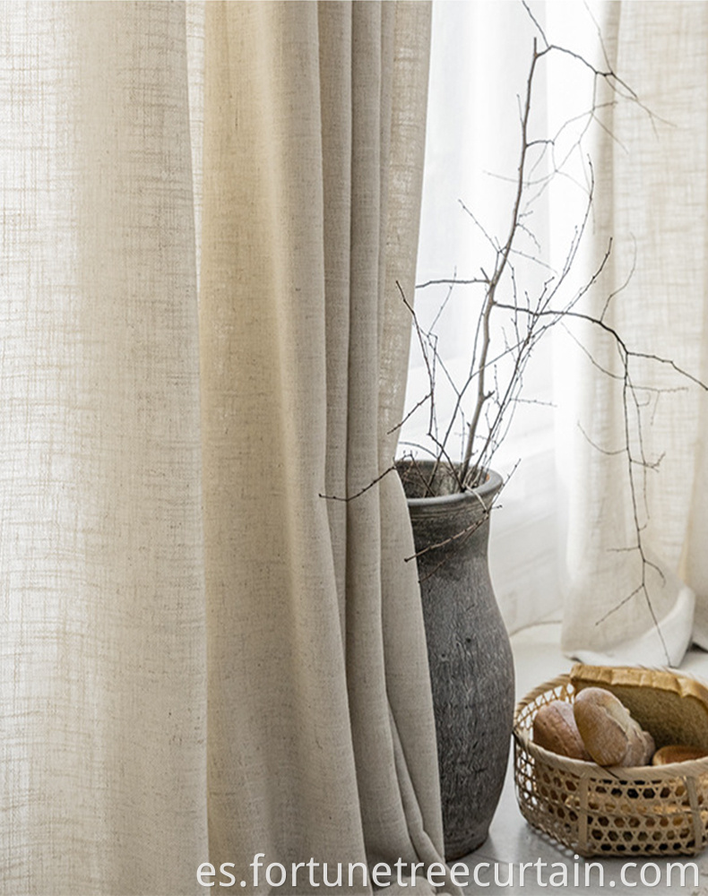 Home Textiles Linen Curtain